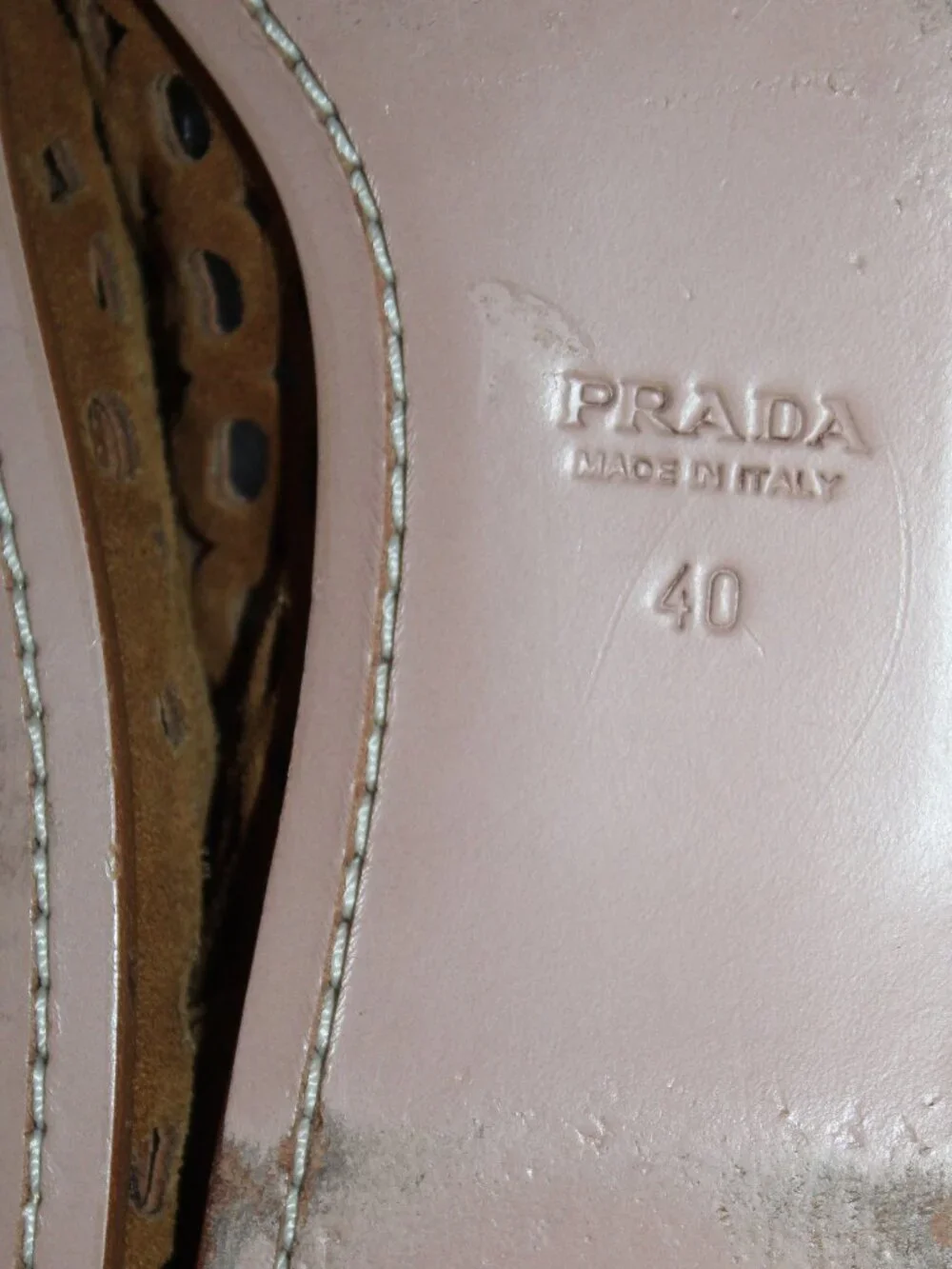 PRADA Brown Suede Leather Perforated Tall Flats Pull On Riding Boots 40